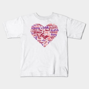 Valentine's Day word Kids T-Shirt